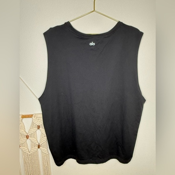 ALO Conquer Muscle Tank in Black NWOT Men’s sleeveless top - Picture 3 of 10